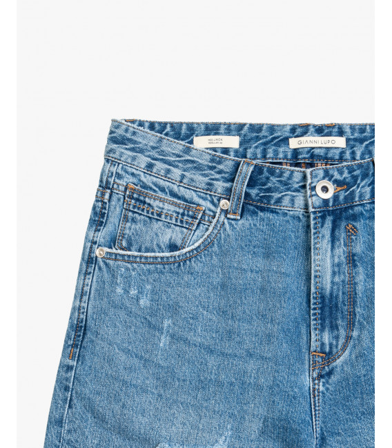 Bermuda jeans JACK regular fit con graffi