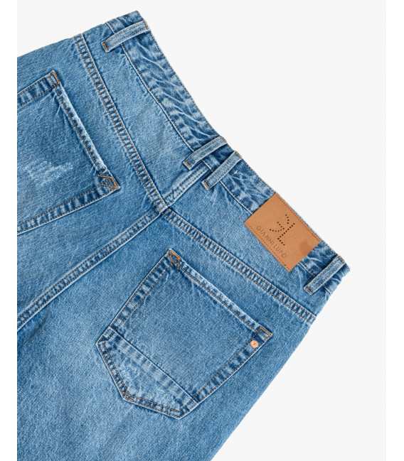 Bermuda jeans JACK regular fit con graffi