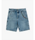 Shorts denim con tasca carpenter