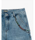 Shorts denim con tasca carpenter