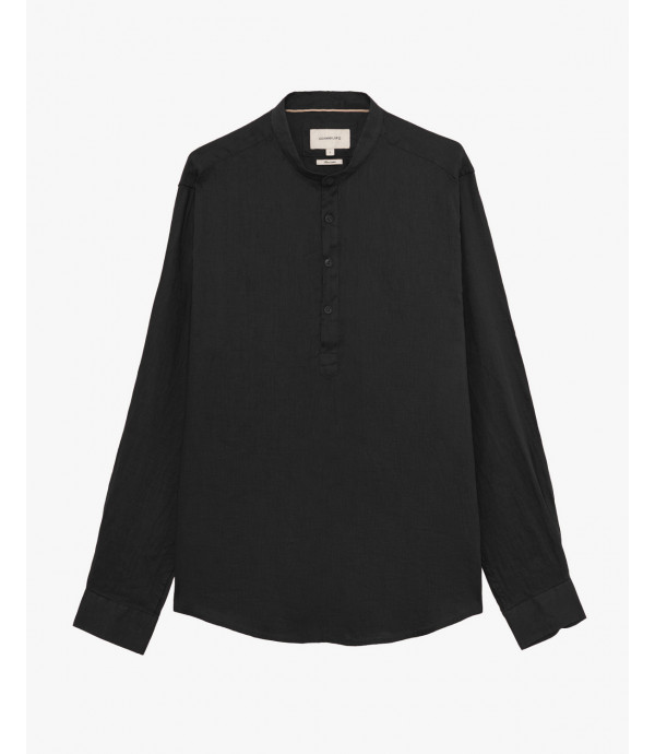Camicia serafino in lino