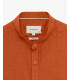 Mandarin collar linen shirt