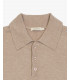 Knit polo shirt