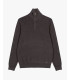 Maglia con collo a imbuto e zip