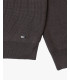 Maglia con collo a imbuto e zip