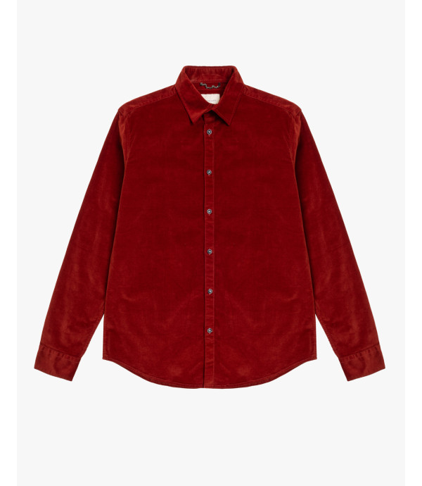Camicia in velluto a coste
