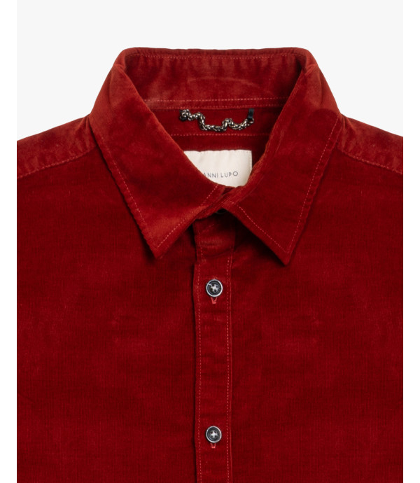 Camicia in velluto a coste