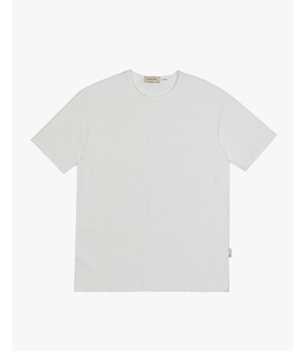 T-shirt con orli a taglio a vivo
