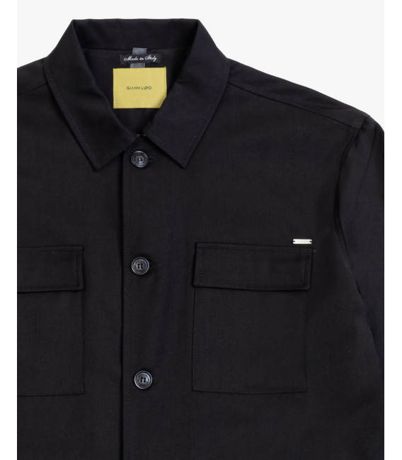 Boxy fit overshirt