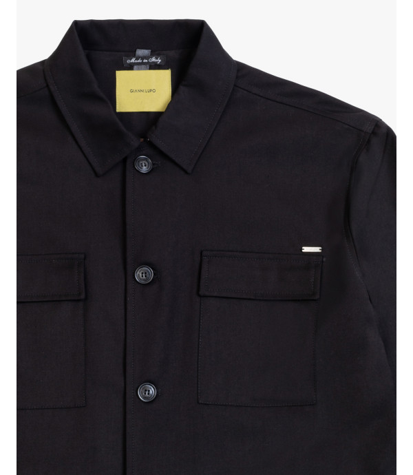 Boxy fit overshirt