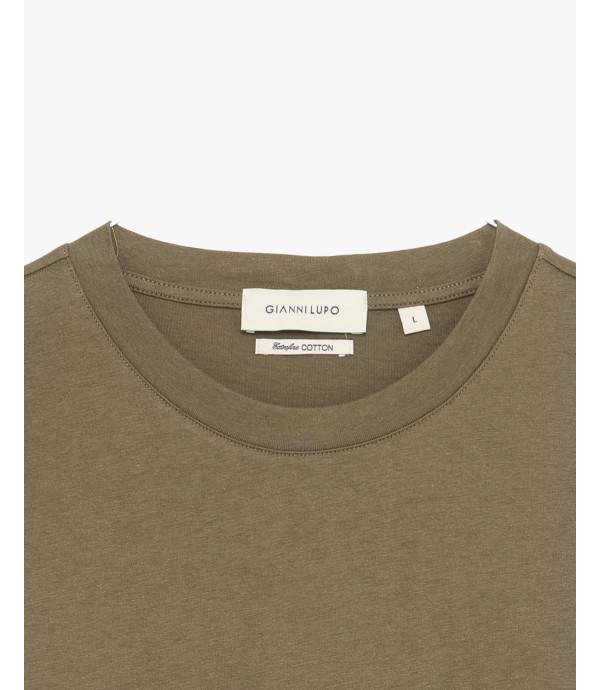 T-shirt maniche lunghe in cotone