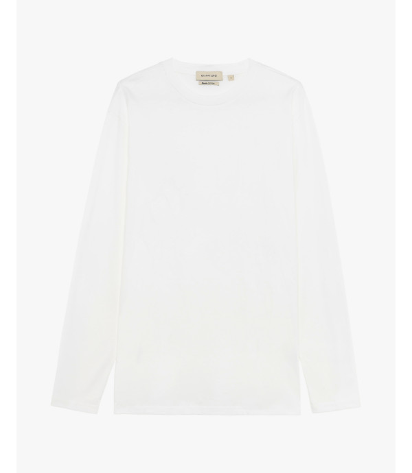 T-shirt maniche lunghe in cotone