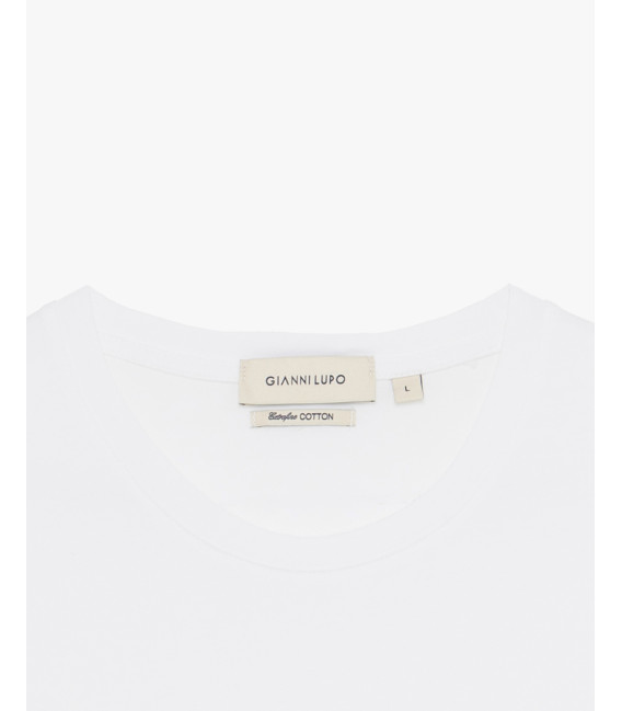 T-shirt con taschino in cotone extra fine