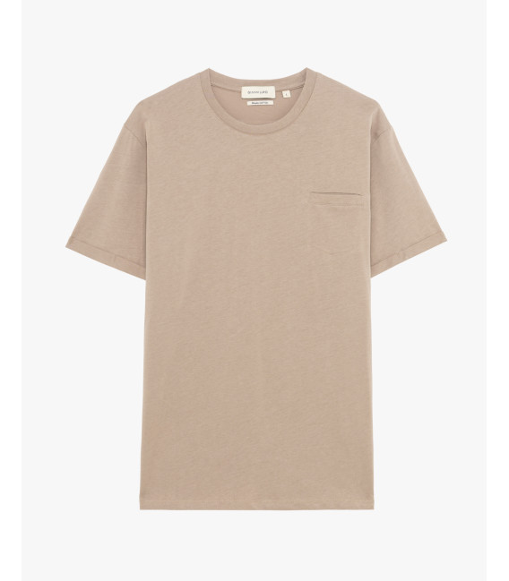 T-shirt con taschino in cotone extra fine