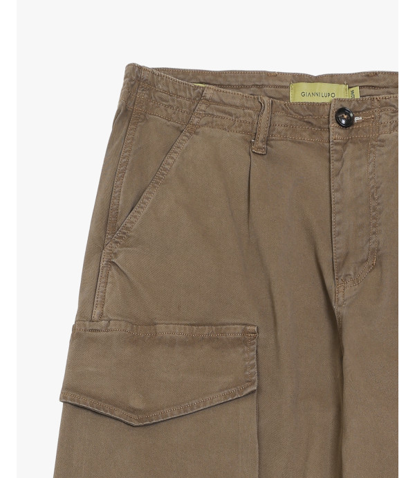 Relaxed fit cardo trousers