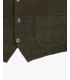 Velvet waistcoat with patterned lining