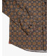 Geometric printed corduroy shirt