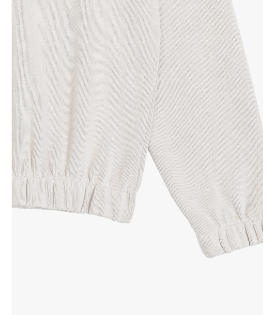 Felpa collo zip