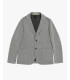 Single-breasted blazer in textured fabric