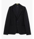 Single-breasted blazer in textured fabric