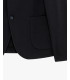 Single-breasted blazer in textured fabric