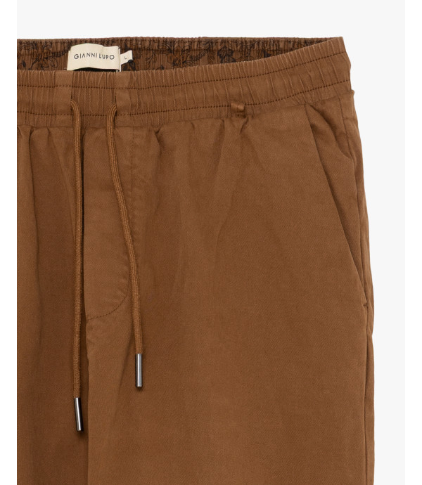 Pantalone con cloulisse a cavallo basso