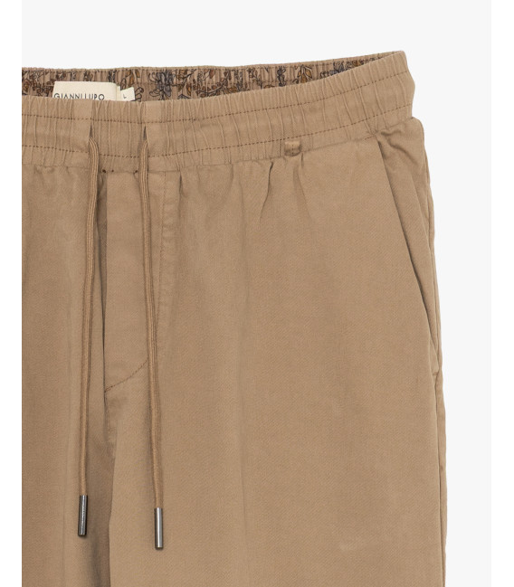Pantalone con cloulisse a cavallo basso