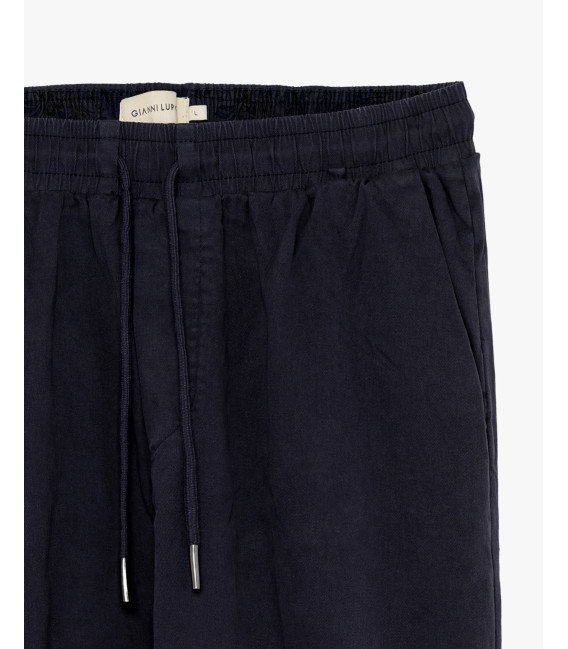 Pantalone con cloulisse a cavallo basso