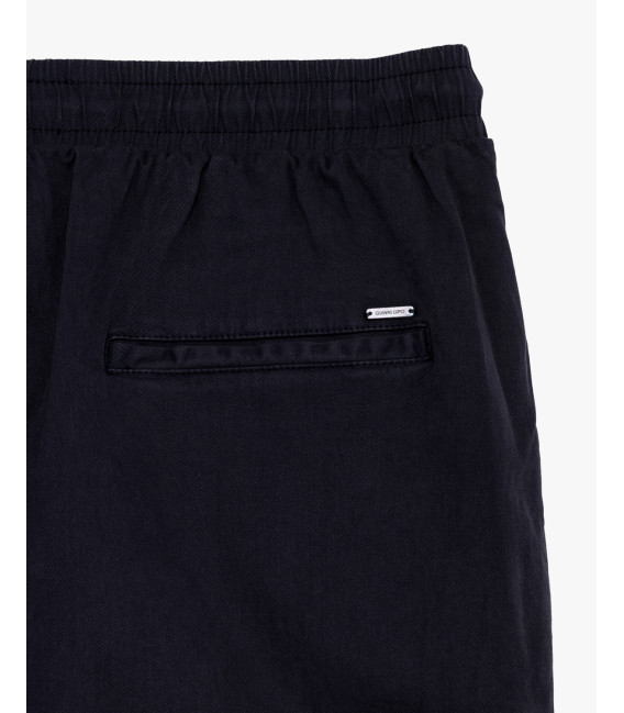 Pantalone con cloulisse a cavallo basso