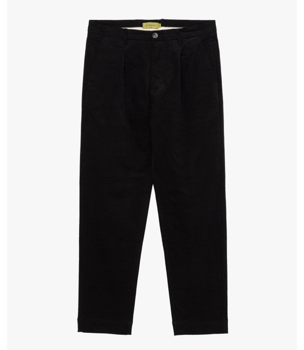 Pantaloni in cotone effetto puntinato