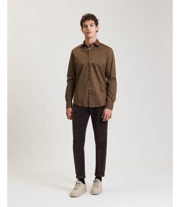 Camicia cotone stretch