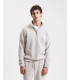 Felpa collo zip