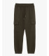 Jogger in felpa tasconato
