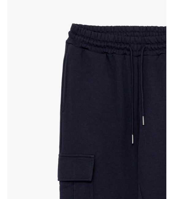 Jogger in felpa tasconato