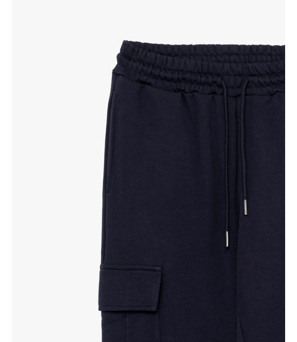 Jogger in felpa tasconato