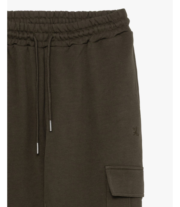 Jogger in felpa tasconato