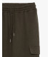 Jogger in felpa tasconato