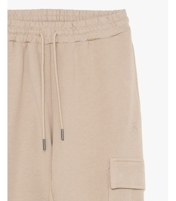 Jogger in felpa tasconato