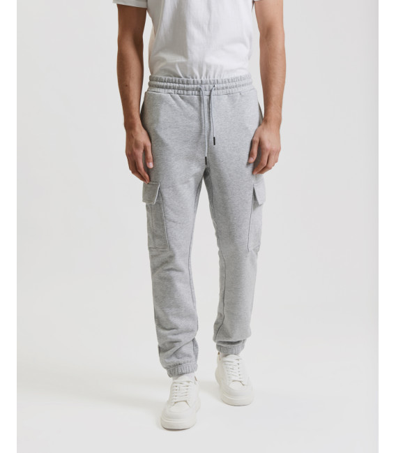 Jogger in felpa tasconato
