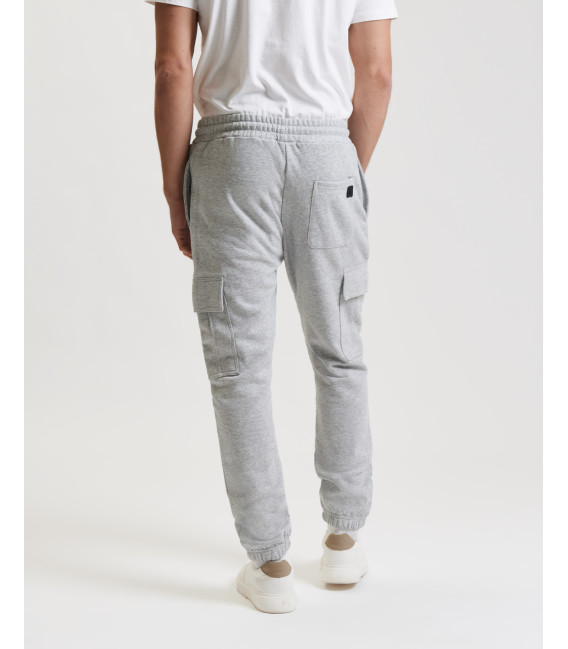 Jogger in felpa tasconato
