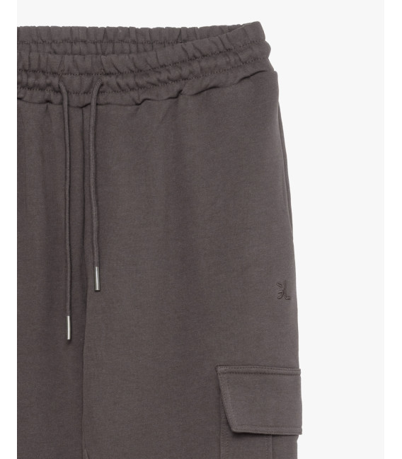 Jogger in felpa tasconato