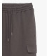 Jogger in felpa tasconato