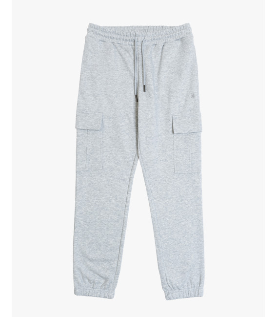 Jogger in felpa tasconato