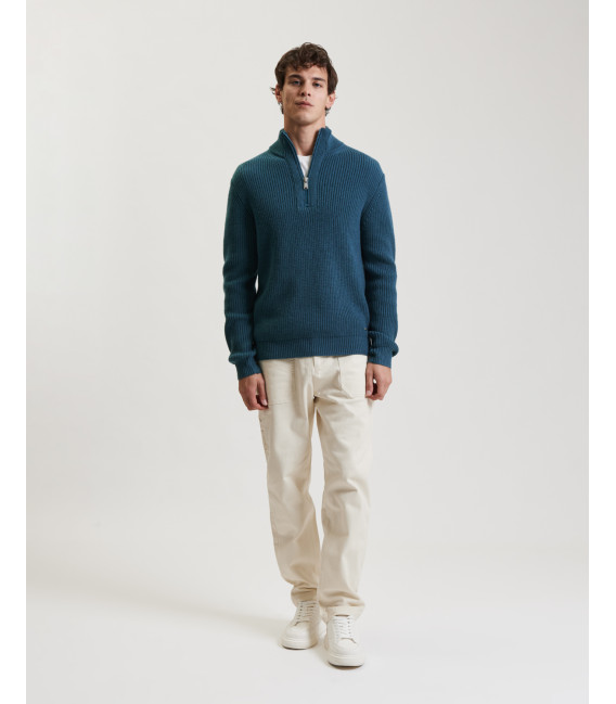 Pantalone workwear in twill di cotone