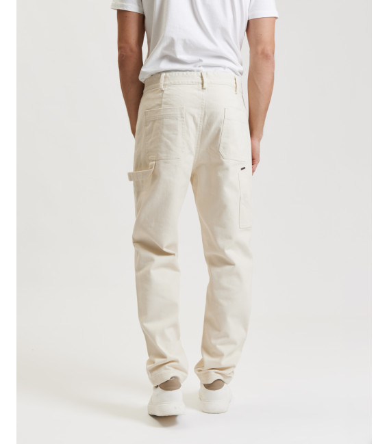 Pantalone workwear in twill di cotone