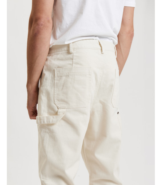 Pantalone workwear in twill di cotone