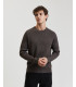 Felpa in maglia girocollo manica raglan