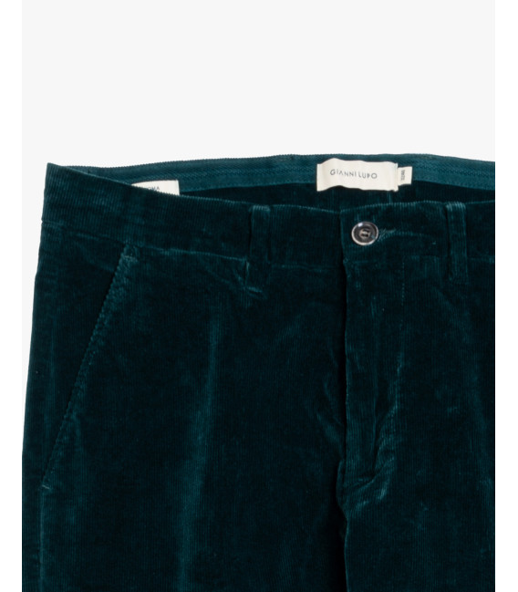Cord slim fit trousers