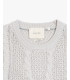 Maglione girocollo a trecce