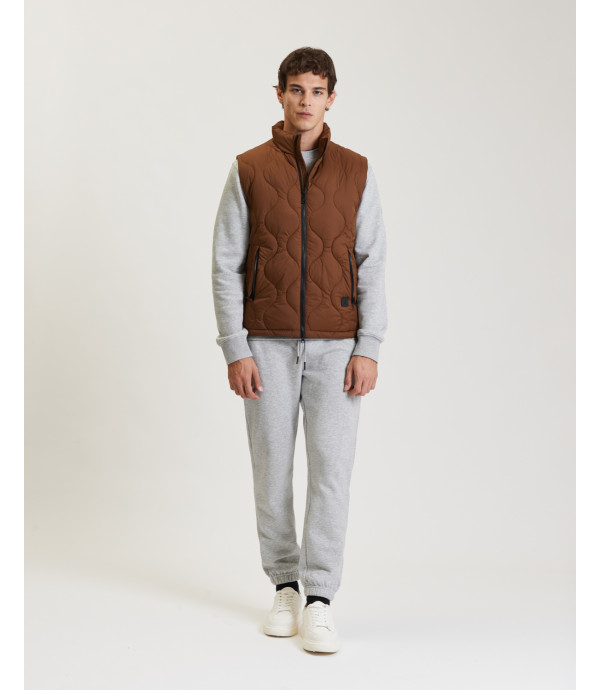 Quilted padded vest